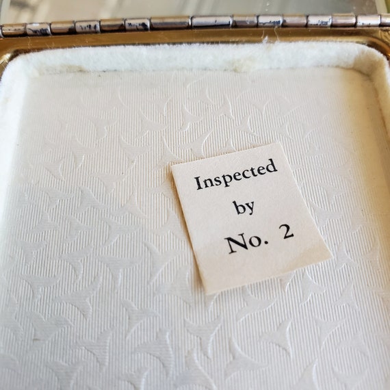 J.V. Pilcher Powder Compact With Mirror, Unused N… - image 7