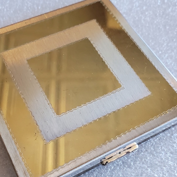 J.V. Pilcher Powder Compact With Mirror, Unused N… - image 2