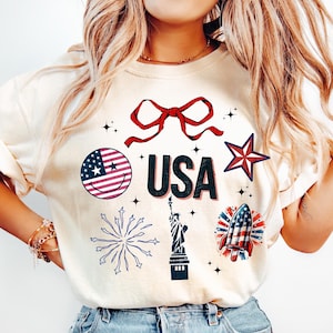 Patriotic USA PNG: 4th of July Sublimation Design (Digital Download)