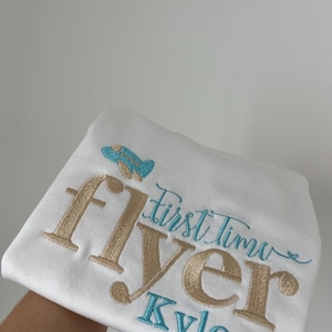 ersten Mal Flieger Kinder T-Shirt
