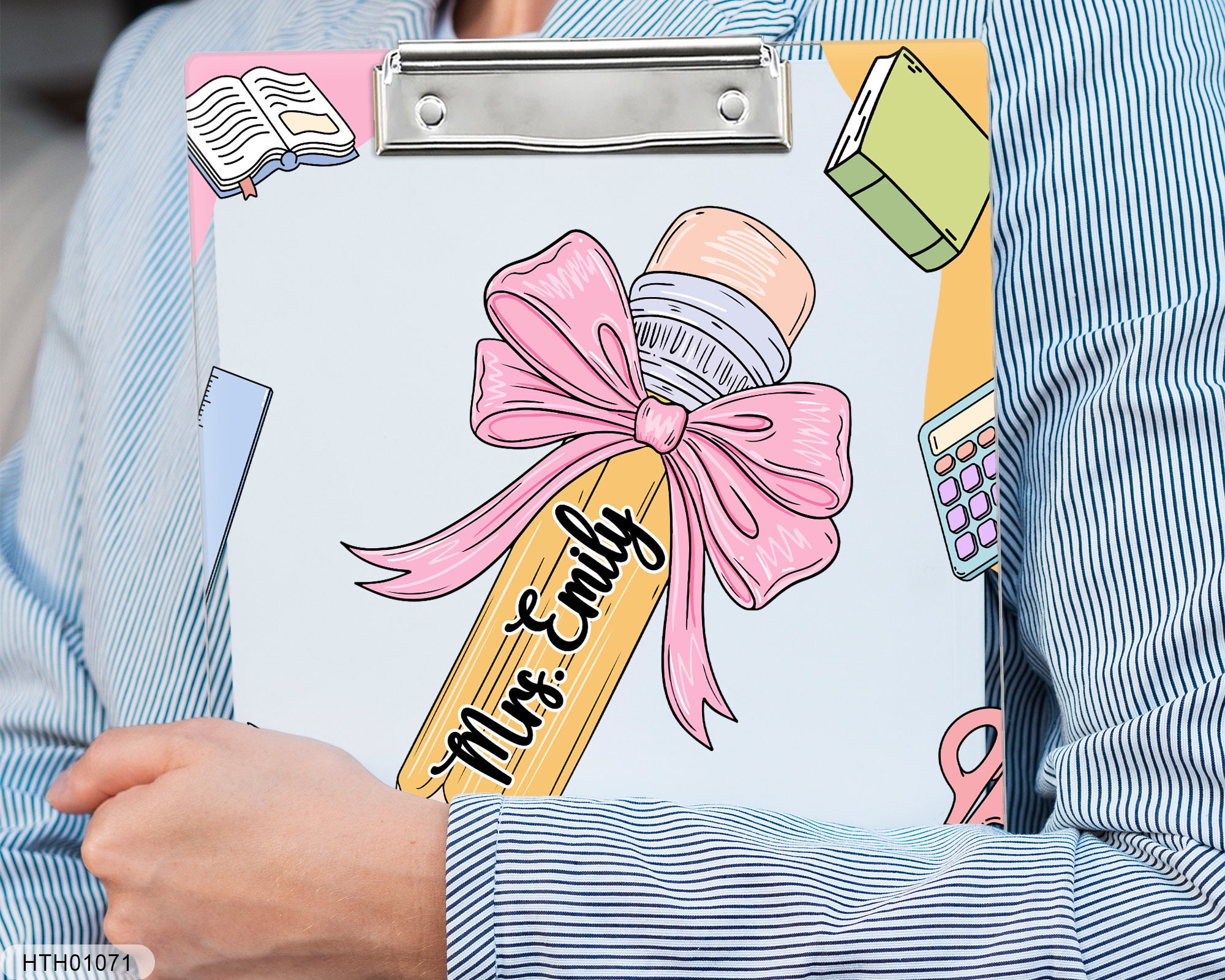 Personalized Teacher Clipboard, Clipboard, Teacher Acrylic Clipboard, Back to School Gift, Teacher Gift, Gift for Principal Assistant