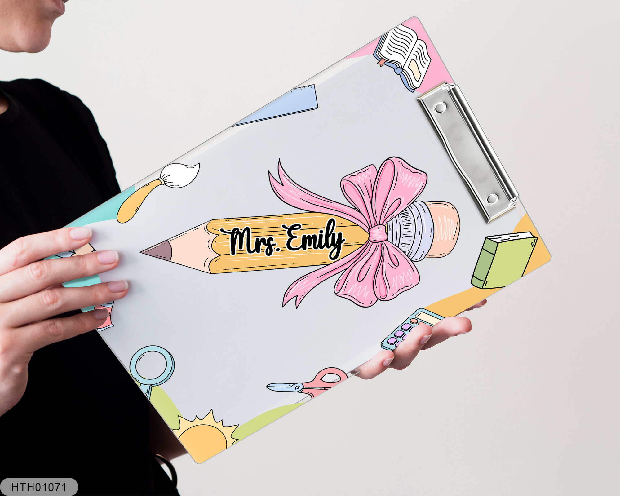 Personalized Teacher Clipboard, Clipboard, Teacher Acrylic Clipboard, Back to School Gift, Teacher Gift, Gift for Principal Assistant