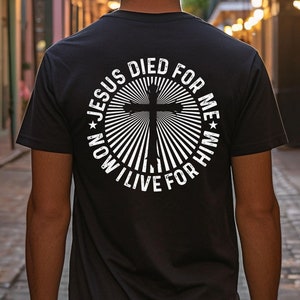 メンズ クリスチャンシャツ、イエス・キリスト スウェットシャツ、クリスチャンへのギフト、クリスチャンホリデーTシャツ、宗教的なクリスマスギフト、クリスチャンクロスグラフィックTシャツ
