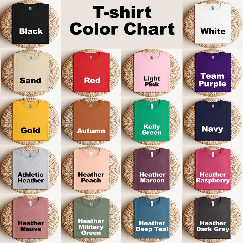 a group of different colors of t - shirt