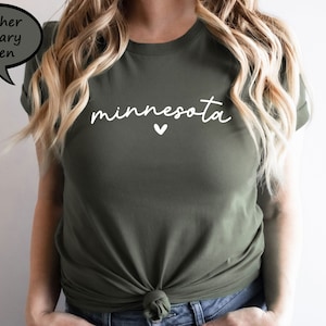 Minnesota Shirt, Minnesota Vacation Tee, Minnesota State Shirt, Minnesota Trip Shirt, State Of Minnesota Gift Tee, Minnesota Travel Souvenir
