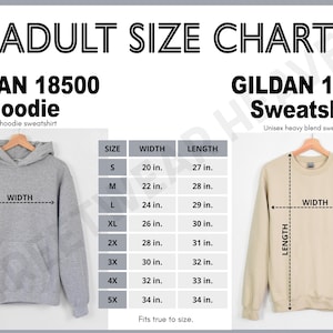a hoodie size chart for a women's hoodie