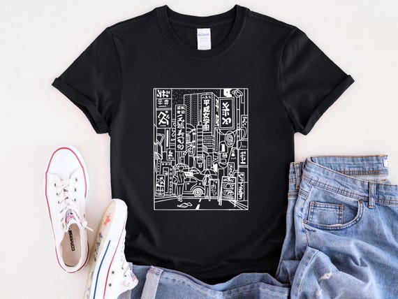 Minimalist Tokyo Street Shirt, Tokyo Shirt, Tokyo Japan Shirt, Japan Travel Gift, Tokyo Lover Tee, Japan Vacation Gift,Japan Streetwear Tee