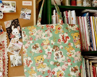 Japanese women bag Handmade ECO-Friendly Reusable Market Bag