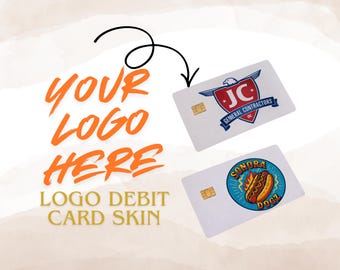 Custom Debit Card Skin | Personalized Logo or Name  Sticker