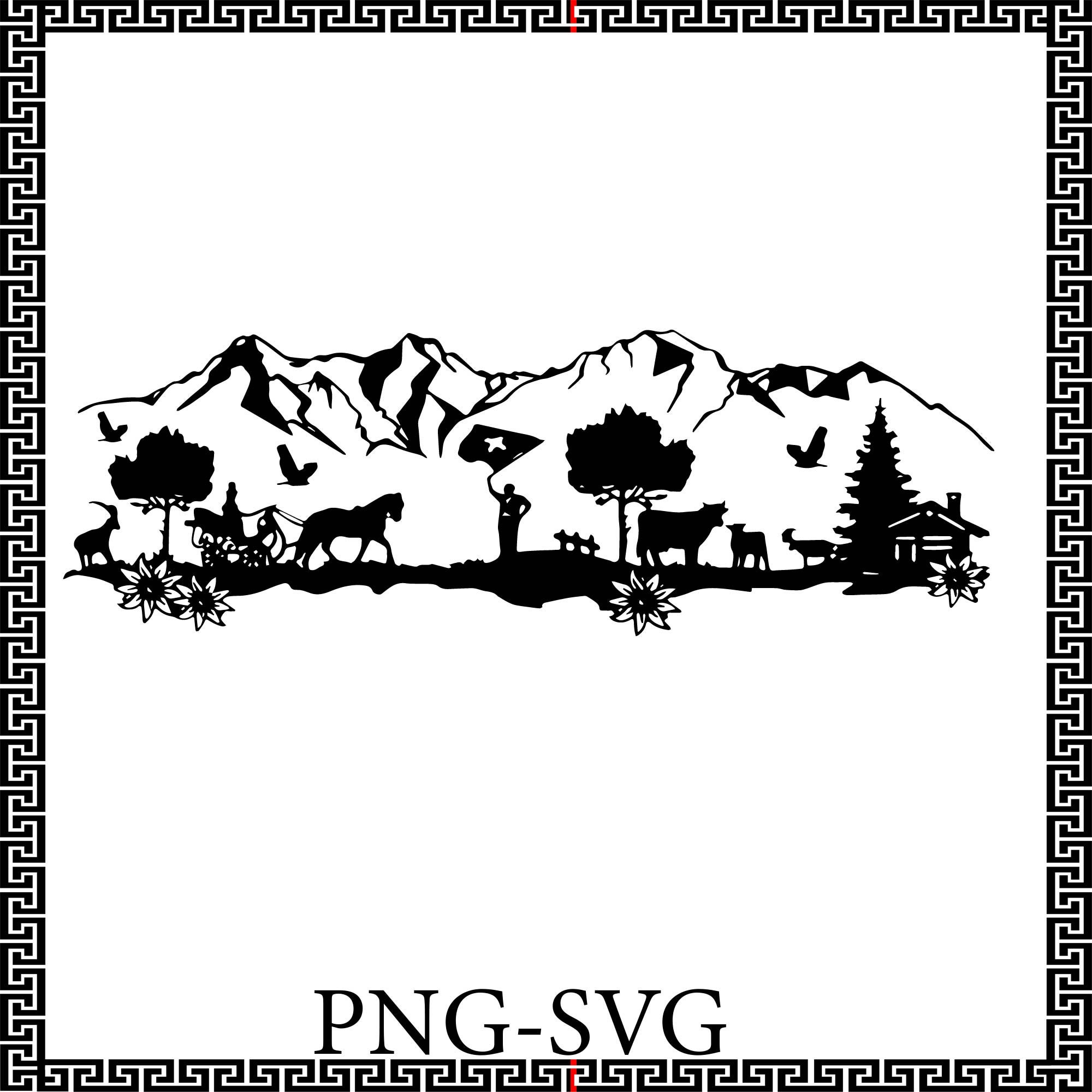 Bergen tekening - Etsy België, image size:2000x2000