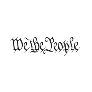 We The People - US Constitution Vector File (Digital Download)
