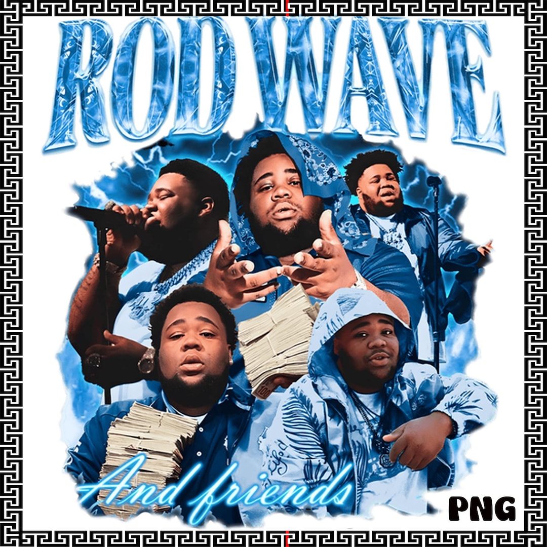 Rod Wave Nostalgia PNG File, Rapper Rod Wave Tour Design, Rod Wave Png ...
