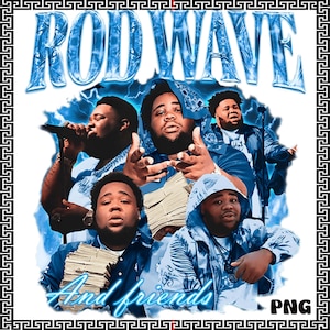 Rod Wave Nostalgia PNG File, Rapper Rod Wave Tour Design, Rod Wave Png Design, Rod Wave Nostalgia 2024 Rap Music Png