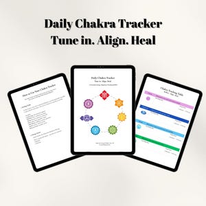 Daily Chakra Tracker | Printable PDF