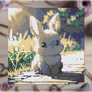 C2C Crochet Pattern: Little Bunny - Corner-to-Corner Crochet Graphgan Afghan C2C