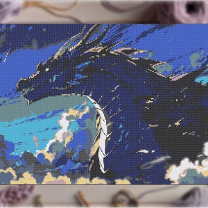 C2C Crochet Pattern: Mighty Dragon - Corner-to-Corner Crochet Graphgan Afghan C2C