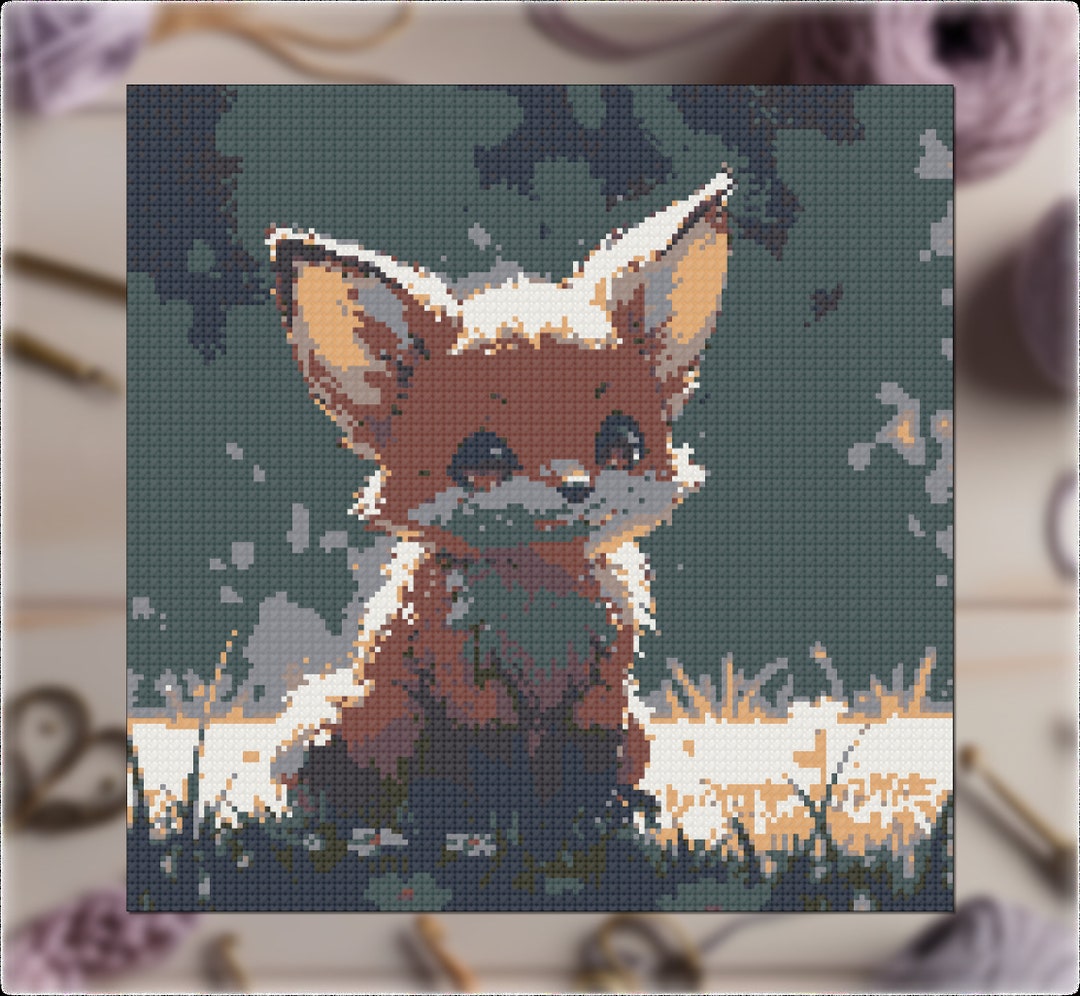 C2C Crochet Pattern: Little Fox - Corner-to-corner Crochet Graphgan ...