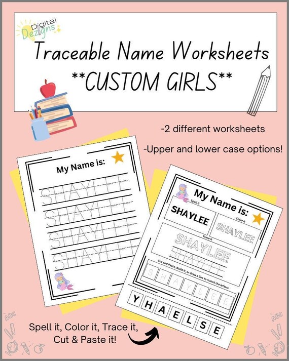 Hojas De Trabajo Personalizadas Para Practicar La Escritura A Mano
