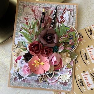 Scrapalbum  Postcard Hochzeitsalbum Notizbuch Scrapbooking