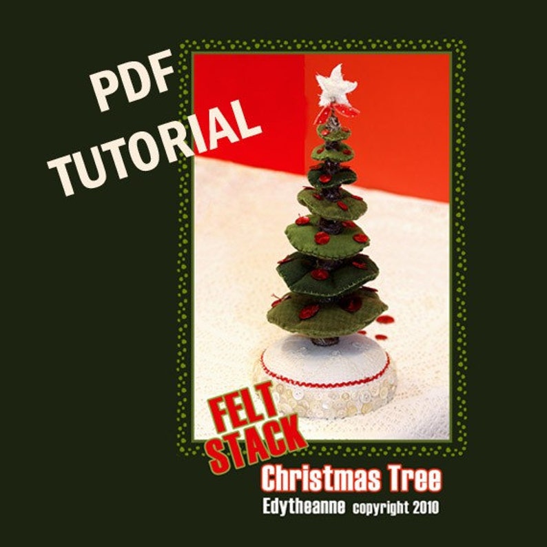 Felt Christmas Tree PDF Tutorial image 2