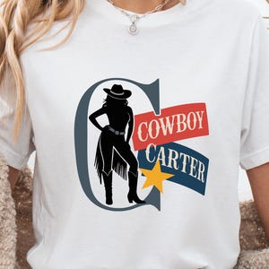 Cowboy Carter T-shirt Beyoncé, T-shirt Beyonce, produits dérivés de l'album Beyonce, cadeau pour les fans de l'album country Beyoncé, cadeau Beyoncé, produits dérivés Cowboy Carter