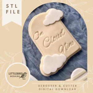 Blank Cloud Arch - STL cookie cutter and stamp