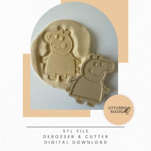 Schweinchen Mama - STL Ausstechform & Stempel