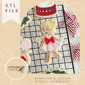 Ballerina - STL stamp and cookie cutter