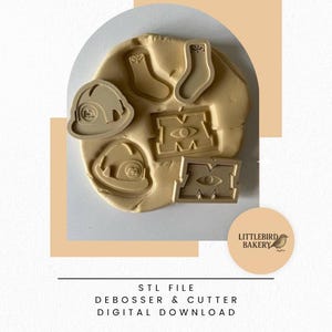Mini Monster - STL cookie cutter and stamp