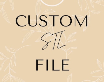 Custom STL cookie cutter and stamp