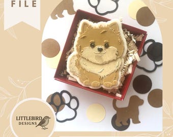 Pomeranian - STL-utstickare och stämpel
