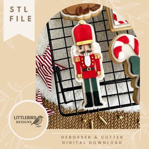 Nutcracker - STL stamp and cookie cutter