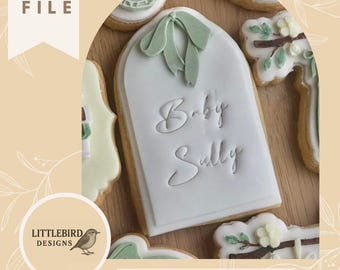 Bow with Arch- STL cookie cutter and stamp
