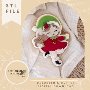 Meisjeself - STL-stempel en koekjesvormer