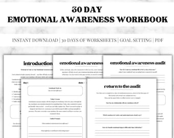 30-dniowy dziennik świadomości emocjonalnej: autorefleksja z przewodnikiem (plik PDF do druku)