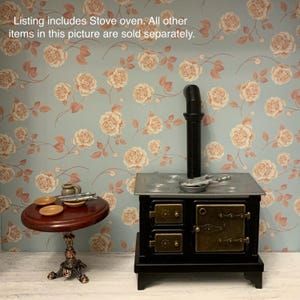 Melody Jane Dollhouse Copper Kettle - 1:12 Scale Miniature Kitchen Accessory For Dollhouse