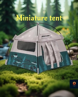 freak show tent | Large 4-wick Jar (32oz) Zip-Screen Solar r300+ Design:Unifarben