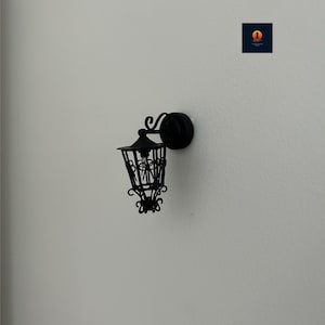 Dollhouse Wall Lamp: Touchless LED Light with Magnetic Stick