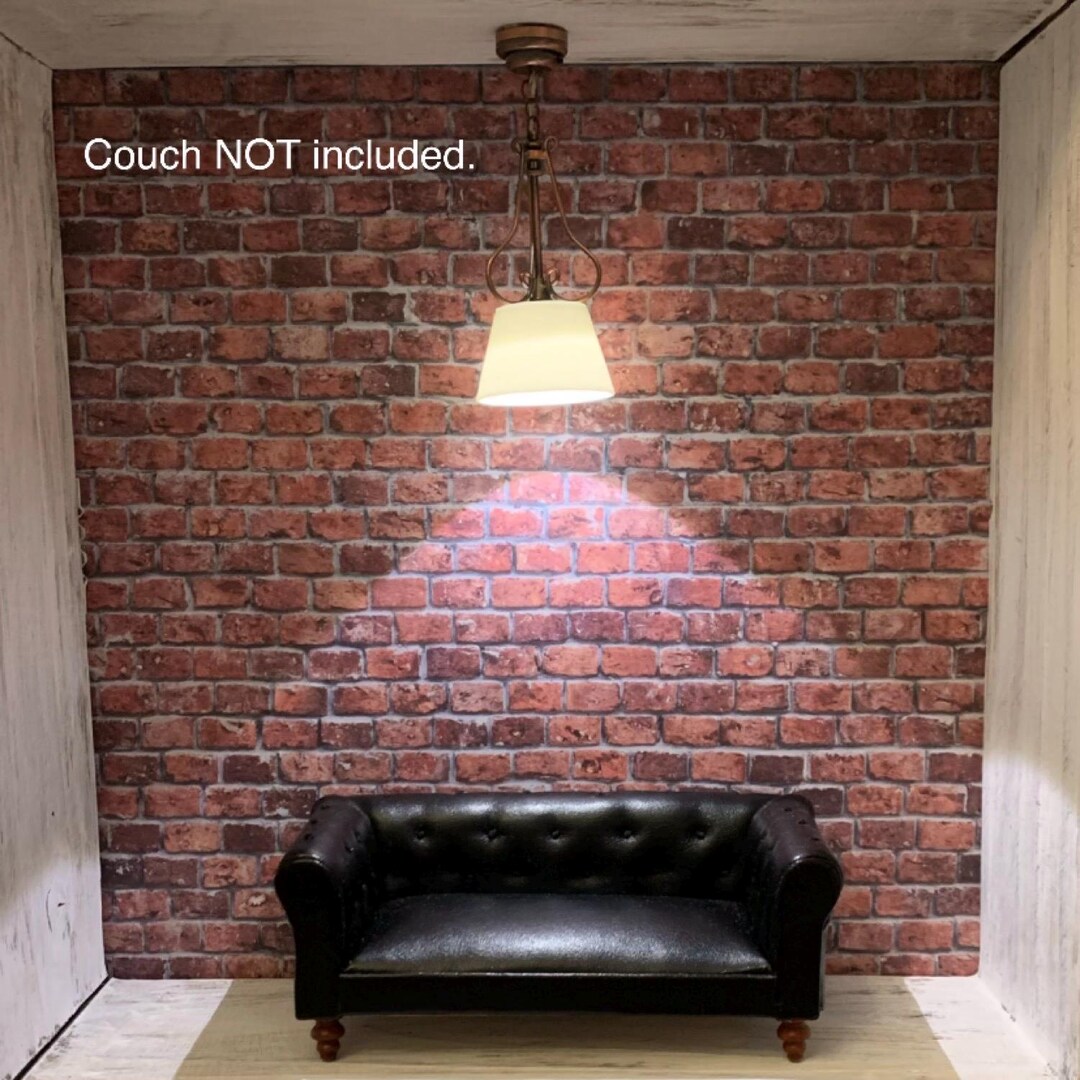 1:12 Hanging Ceiling Light Battery Operated ON/OFF Switch Miniature ...