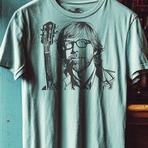 Trey Anastasio Phish Lead Singer Portrait T-Shirt, Jam Bands Music Lover Graphic Tee, Concert Wear for Phish Fans