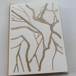 "Handgemalte Original Aquarell Grußkarte ""Kintsukuroi"" (kein Druck)"