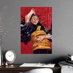 Suguru Geto Matte Poster | Jujutsu Kaisen Poster | Manga Home Decorations