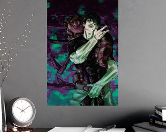 Toji Fushiguro Matte Poster | Jujutsu Kaisen Poster | Manga Home Decorations