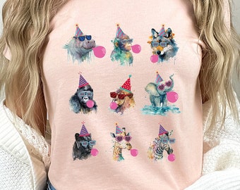 Party Animal Birthday Shirt, Animal Theme Party Shirt, Party Animal Shirt, Jungle Birthday Shirt, Zoo Birthday Shirt, Safari Shirt
