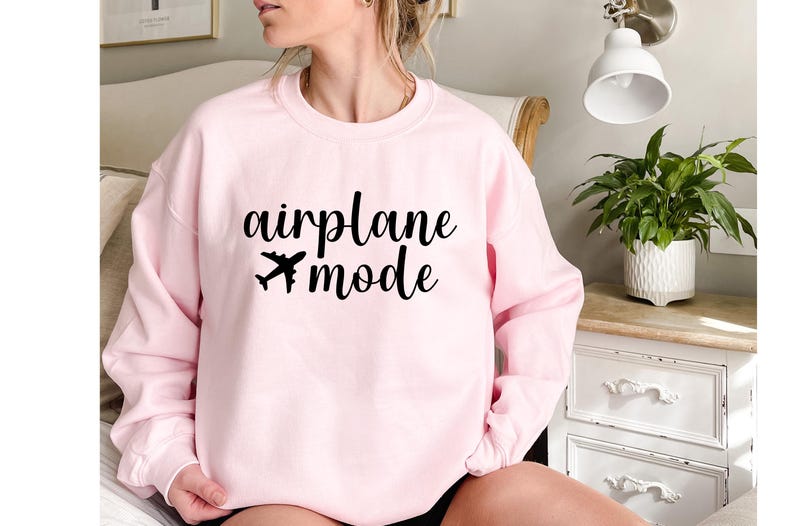 Airplane Mode Sweatshirt, Airplane Shirt, Travel Sweater, Gift for Traveler, Airplane Mode, Vacation Shirt, Vacay Mode Crewneck, Pilot Shirt