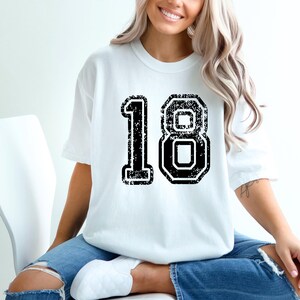 Comfort Colors, Custom Number Shirt, Number Shirt, Your Number Shirt, Custom Sports Number Shirt, Personalized Sports Number Custom Football