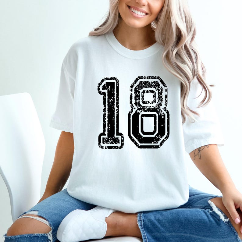 Comfort Colors, Custom Number Shirt, Number Shirt, Your Number Shirt, Custom Sports Number Shirt, Personalized Sports Number Custom Football