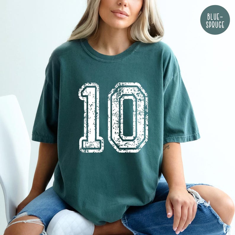 Comfort Colors, Custom Number Shirt, Number Shirt, Your Number Shirt, Custom Sports Number Shirt, Personalized Sports Number Custom Football