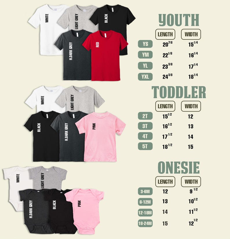 a poster with a bunch of different shirts on it