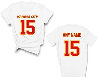 Custom Sports Shirt, Custom Football Jersey Style T-Shirt, Personalized Unisex Football Tee, Personalized  Football Gift, Football Fan Tee